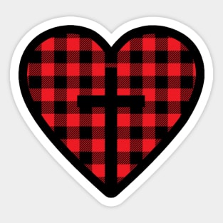 Jesus Heart Costume Gift Sticker